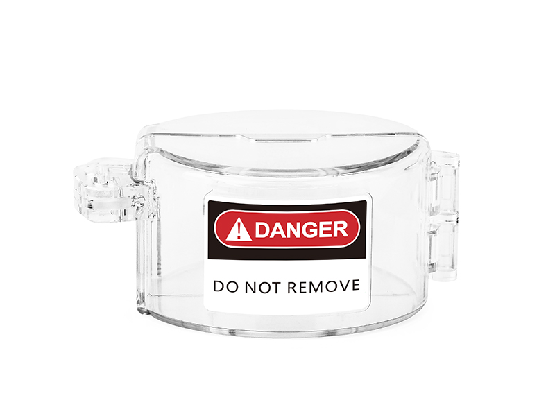 Transparent Butterfly Handle Ball Valve Lockout